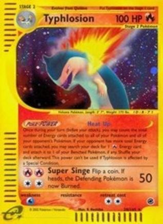Typhlosion (28) 028 - Reverse Holofoil Expedition - Holo Rare