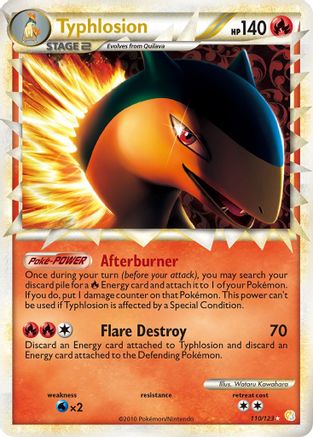 Typhlosion (Prime) 110/123 - Holofoil HeartGold SoulSilver - Ultra Rare