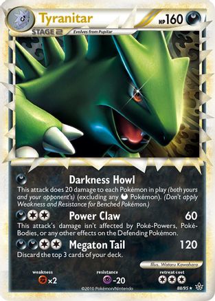 Tyranitar (Prime) 088 - Holofoil Unleashed - Ultra Rare