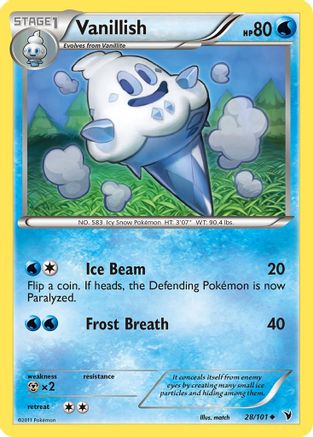 Vanillish 028 - Reverse Holofoil Noble Victories - Uncommon