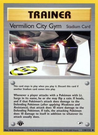 Vermilion City Gym 120/132 - Unlimited Gym Heroes - Uncommon
