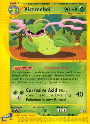 Victreebel 042 - Reverse Holofoil Aquapolis - Rare