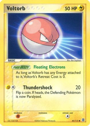 Voltorb 085/112 - Reverse Holofoil FireRed & LeafGreen - Common