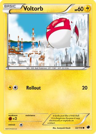 Voltorb 032 Plasma Freeze - Common