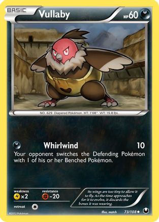Vullaby 073 - Reverse Holofoil Dark Explorers - Uncommon