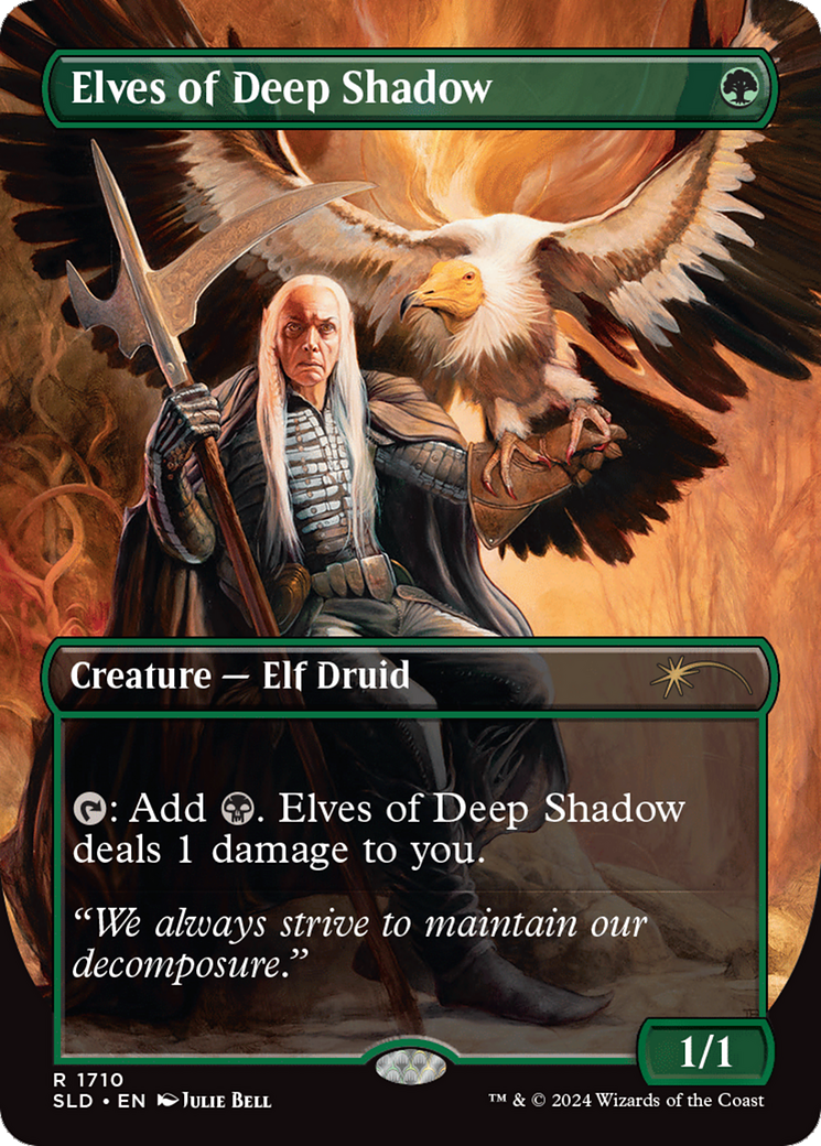 Elves of Deep Shadow (SLD-1710) - Secret Lair Drop (Borderless)