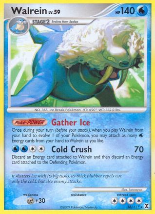 Walrein 036 Rising Rivals - Rare