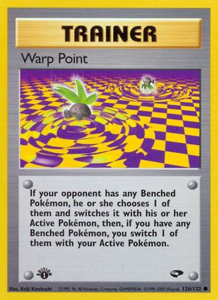 Warp Point 126/132 - 1st Edition Gym Challenge - Common