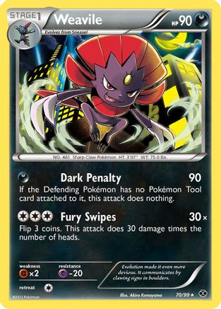 Weavile 070 Next Destinies - Rare