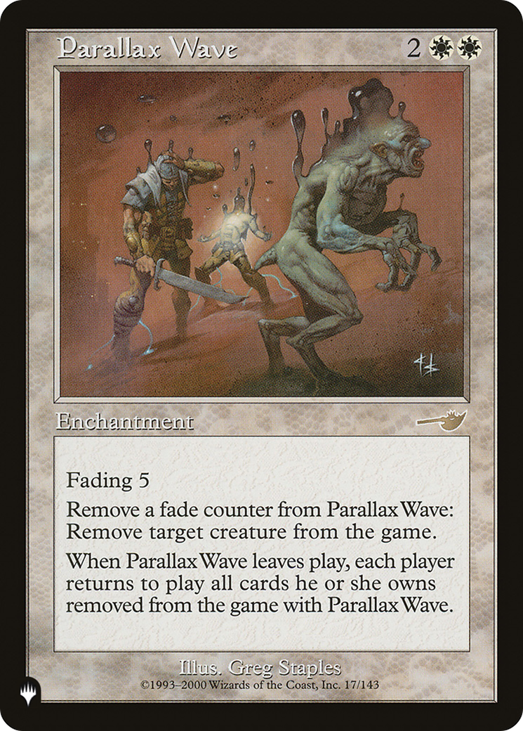 Parallax Wave (LIST-NEM-17) - The List