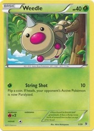 Weedle 001 Kalos Starter Set - Common