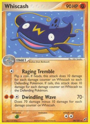 Whiscash 028 Deoxys - Rare