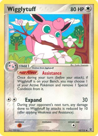 Wigglytuff 052 - Reverse Holofoil FireRed & LeafGreen - Uncommon