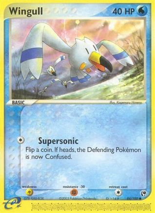 Wingull 084/100 - Reverse Holofoil Sandstorm - Common