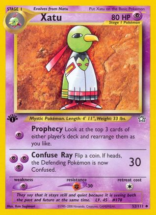 Xatu 052/111 - Unlimited Neo Genesis - Uncommon