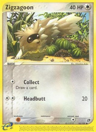 Zigzagoon 085/100 Sandstorm - Common