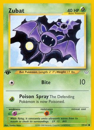 Zubat 059/64 - Unlimited Neo Revelation - Common