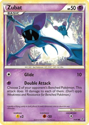 Zubat 070/95 - Reverse Holofoil Unleashed - Common