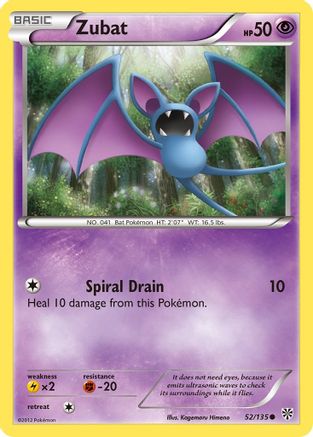 Zubat (52) 052 Plasma Storm - Common