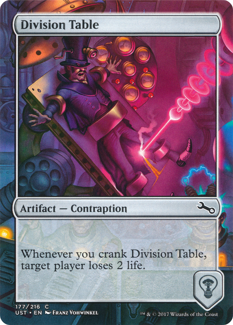 Division Table (UST-177) - Unstable (Borderless) Foil