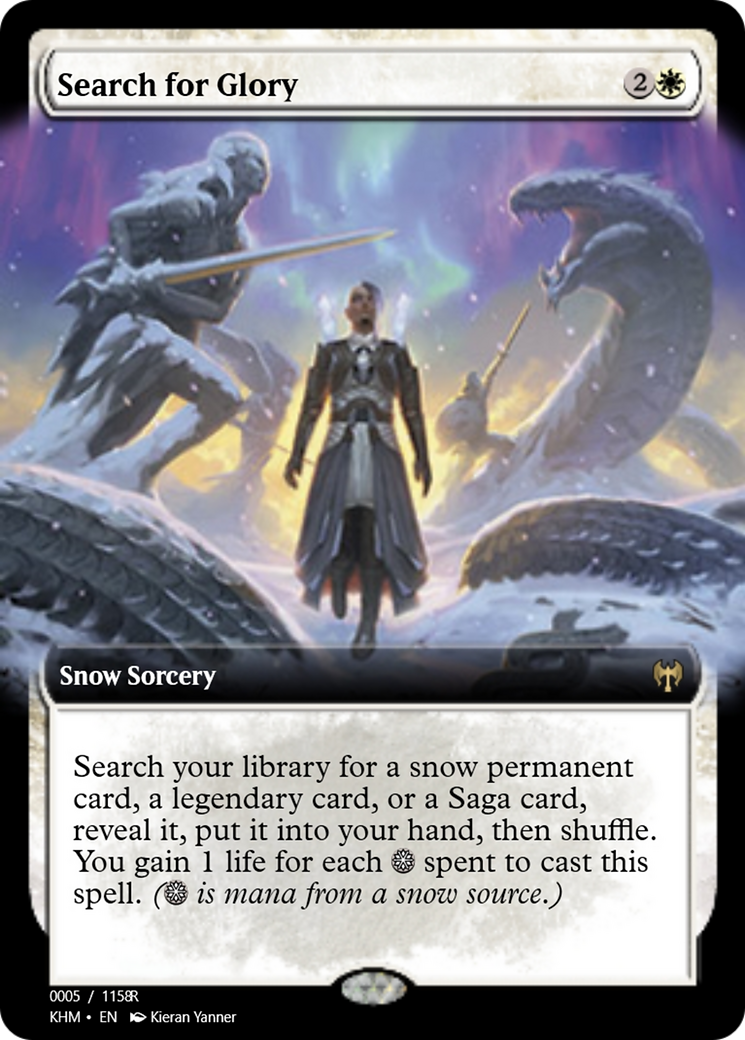 Search for Glory (PRM-88206) - Magic Online Promos: (snow) Foil