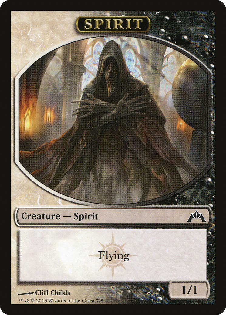 Spirit Token (GTC-007) - Gatecrash Tokens