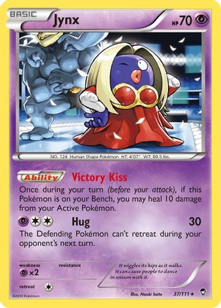 Jynx 037/111 - Reverse Holofoil XY Furious Fists - Rare