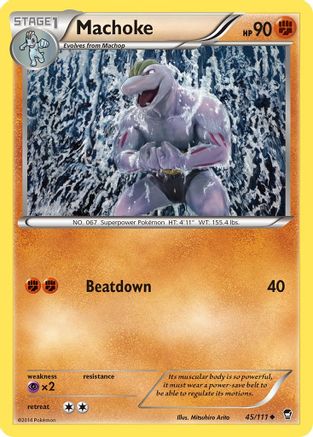 Machoke 045/111 XY Furious Fists - Uncommon
