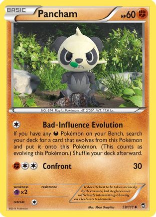 Pancham (59) 059/111 XY Furious Fists - Uncommon
