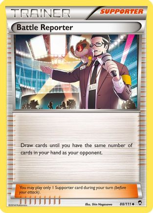 Battle Reporter 088 XY Furious Fists - Uncommon