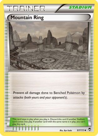 Mountain Ring 097 XY Furious Fists - Uncommon
