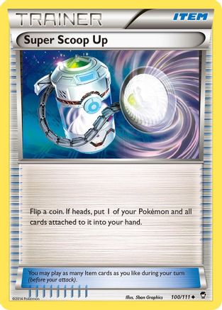 Super Scoop Up 100/111 - Reverse Holofoil XY Furious Fists - Uncommon