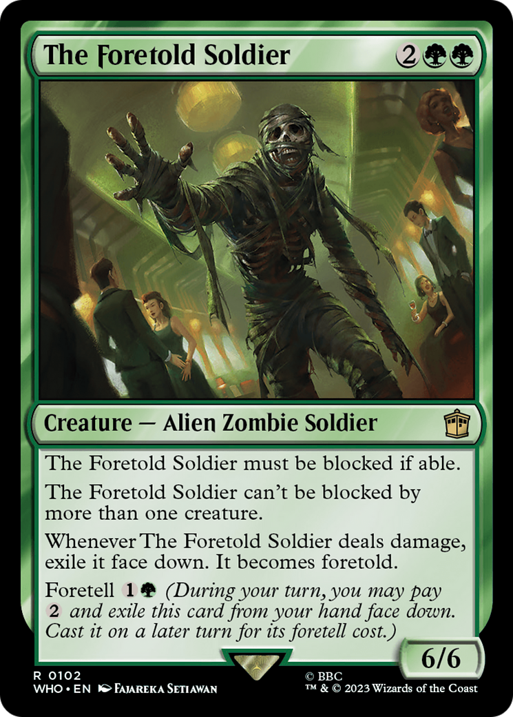 The Foretold Soldier (WHO-102) - Doctor Who Foil