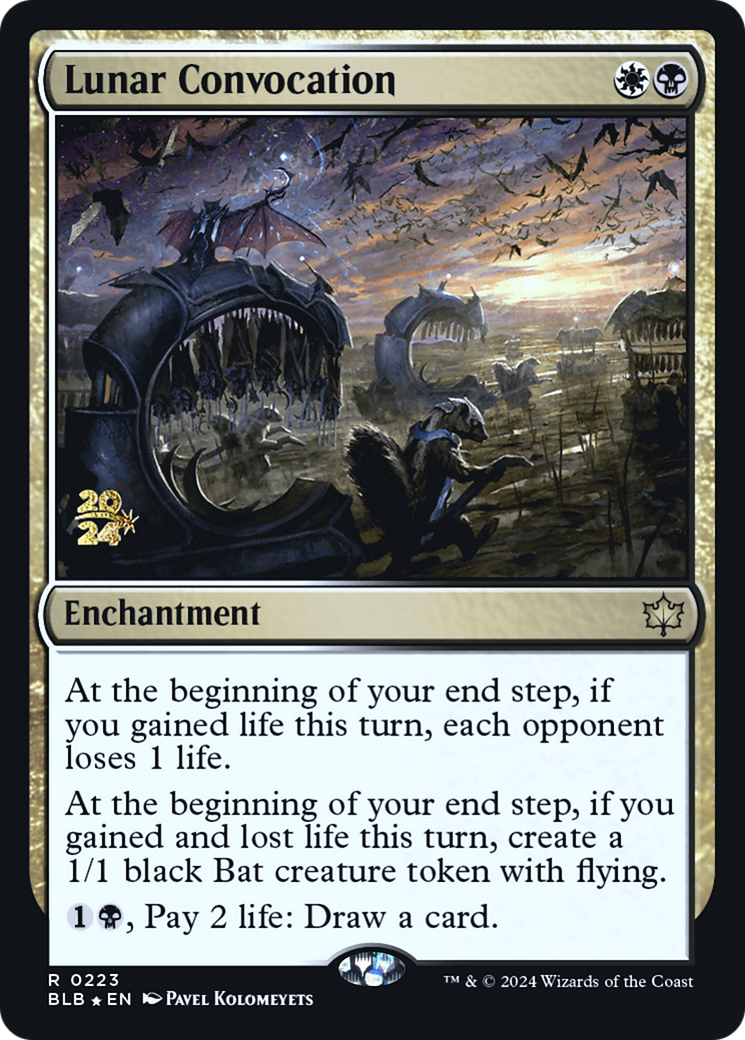 Lunar Convocation (PRE-223S) - Bloomburrow Promos Foil