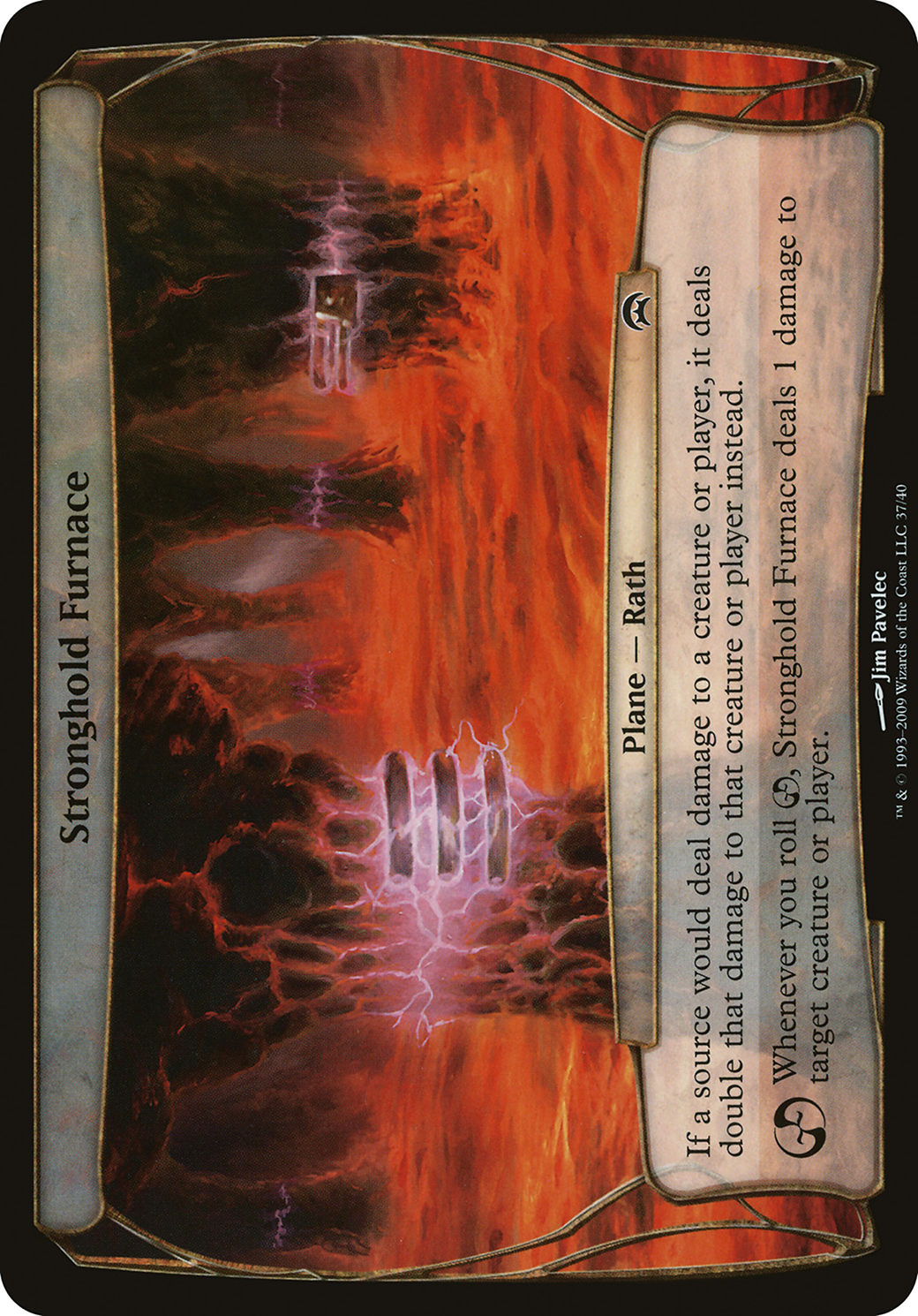 Stronghold Furnace (Planechase) (OVER-037) - Planechase Planes