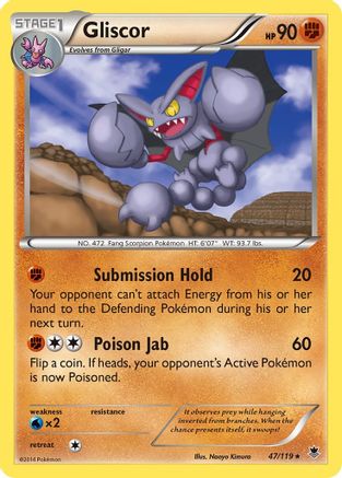 Gliscor 047 XY Phantom Forces - Rare