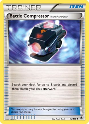 Battle Compressor 092/119 - Reverse Holofoil XY Phantom Forces - Uncommon