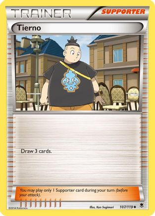 Tierno 107 XY Phantom Forces - Uncommon