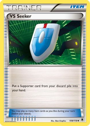 VS Seeker 109/119 - Reverse Holofoil XY Phantom Forces - Uncommon