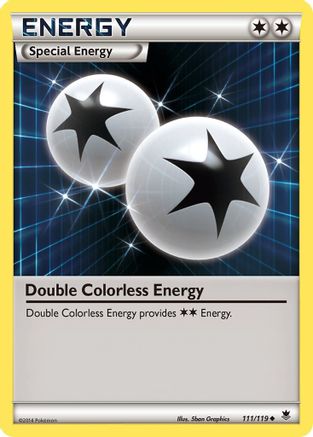 Double Colorless Energy 111/119 XY Phantom Forces - Uncommon