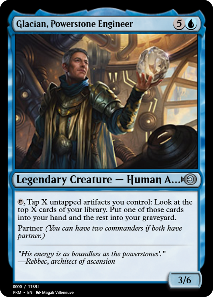 Glacian, Powerstone Engineer (PRM-86332) - Magic Online Promos