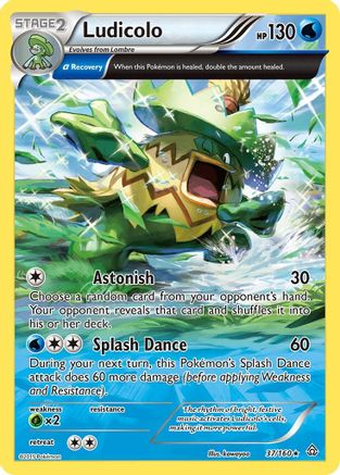 Ludicolo (Alpha) 037/160 XY Primal Clash - Rare