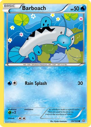 Barboach 039 - Reverse Holofoil XY Primal Clash - Common