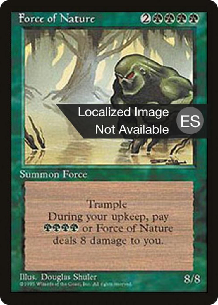 Force of Nature (4BB-) - Fourth Edition Foreign Black Border