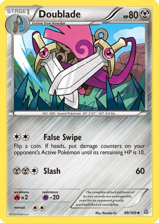 Doublade 099/160 XY Primal Clash - Uncommon