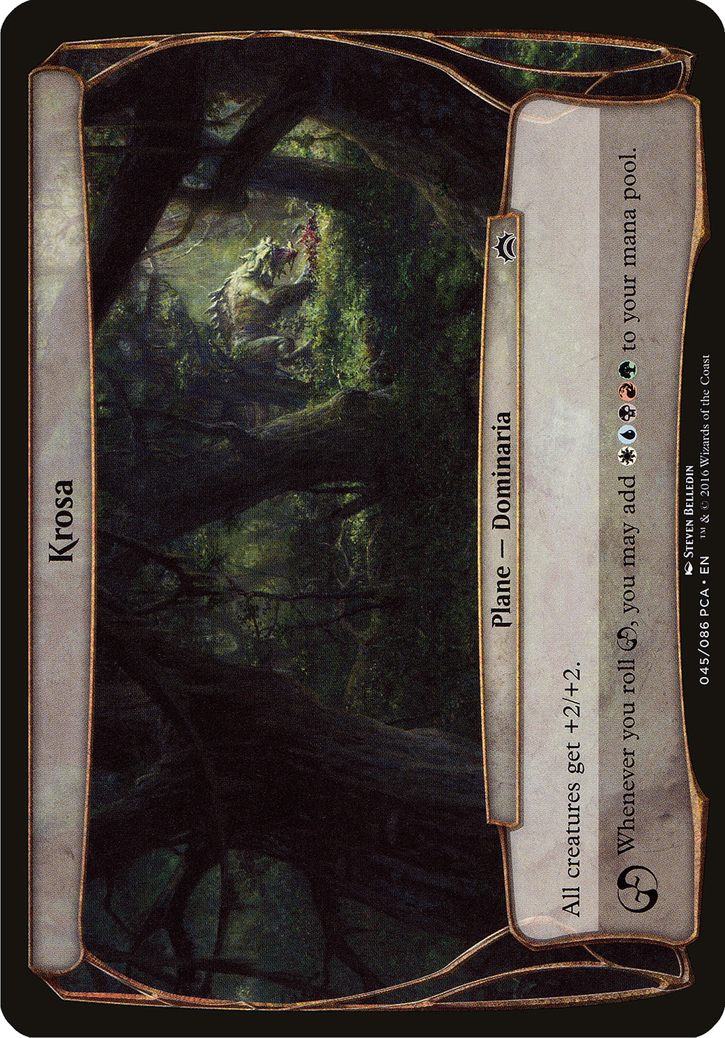 Krosa (Planechase Anthology) (OVER-045) - Planechase Anthology Planes