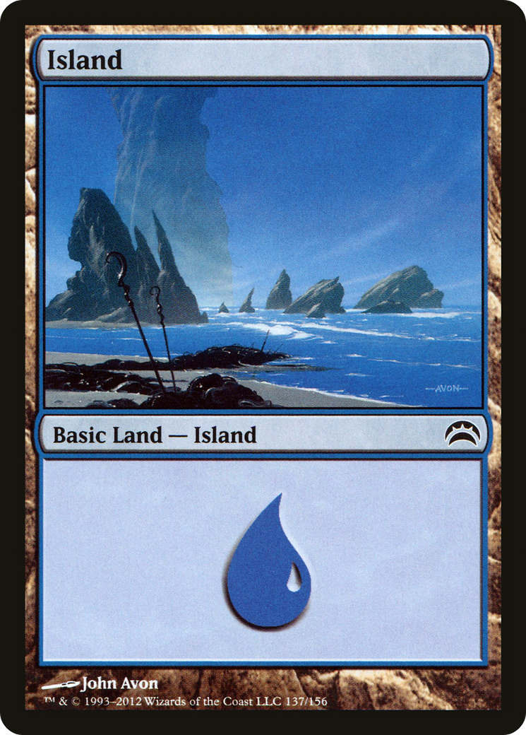 Island (137) (PC2-137) - Planechase 2012 Foil
