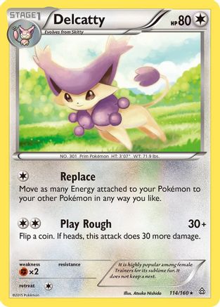 Delcatty 114 XY Primal Clash - Rare