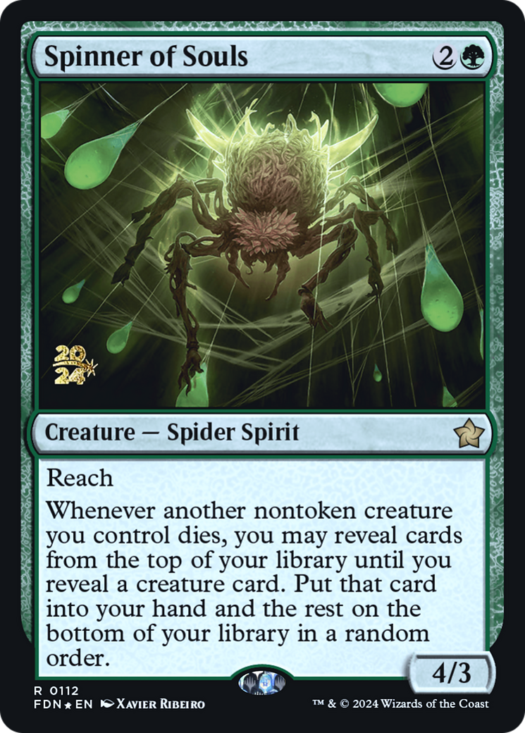 Spinner of Souls (PRE-112S) - Foundations Promos Foil