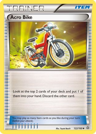 Acro Bike 122/160 - Reverse Holofoil XY Primal Clash - Uncommon